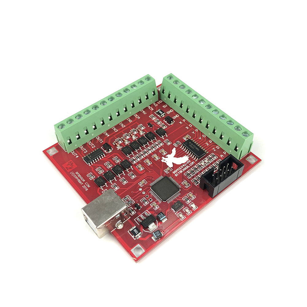 Placa de fuga cnc usb mach3 10 - Mach3 Usb Cnc Controller 4 Axis 100Khz avaliação e preço